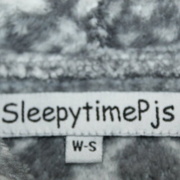 Sleepytime PJs Snowflake Onsie Pajamas Size Small - Picture 5 of 11